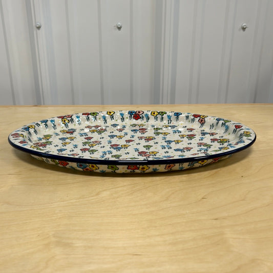 Oval Platter ~ 14.5” x 10” ~ U4884 - U3!