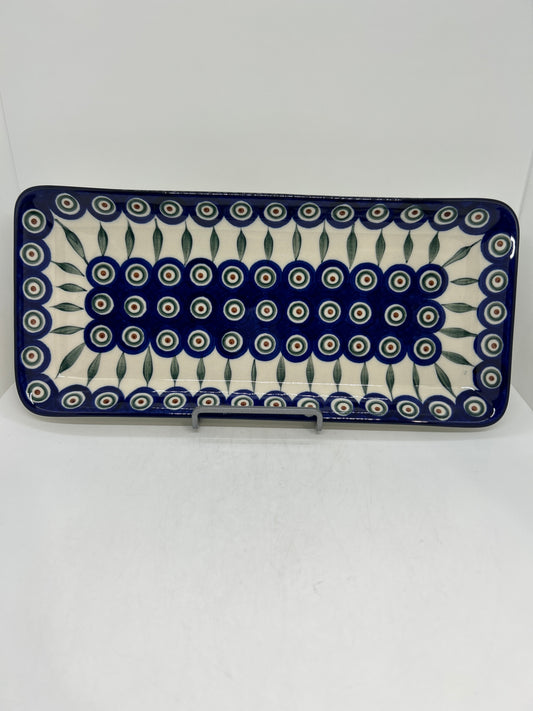 584 ~ Scalloped Tray ~ 6" x 13" ~ 54X - T3!