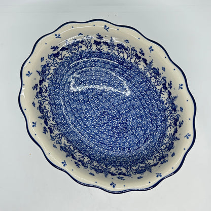 Scalloped Oval Baker ~ 9 inch ~ 2914X - T4!