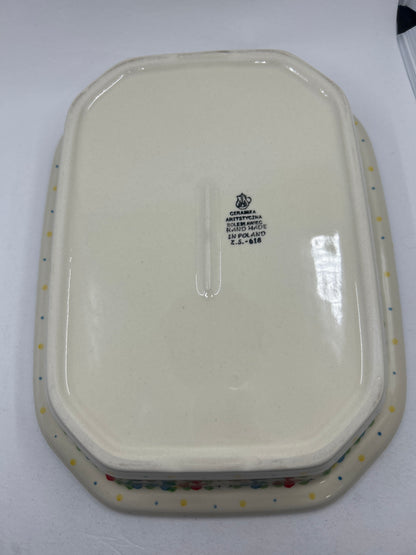 Baker ~ Covered Casserole ~ 9.5 x 12 inch ~ 2413X ~ T4!