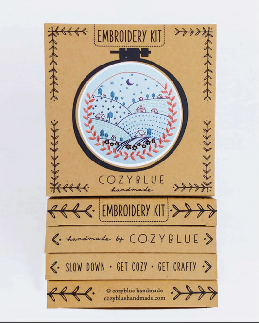 Rolling Hills Embroidery Kit
