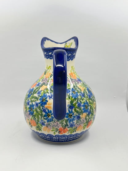 0210 Juice Pitcher - Green Butterfly - A1