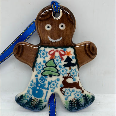 B16 Boy Gingerbread Ornament - U-SB1