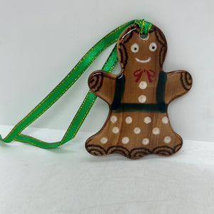 B15 Girl Gingerbread Ornament - Traditional