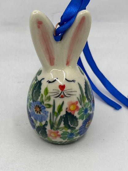 Egg Bunny Tree Ornament - Field of Flowers