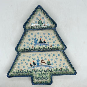 Christmas Tree Divided Platter - U-SB1