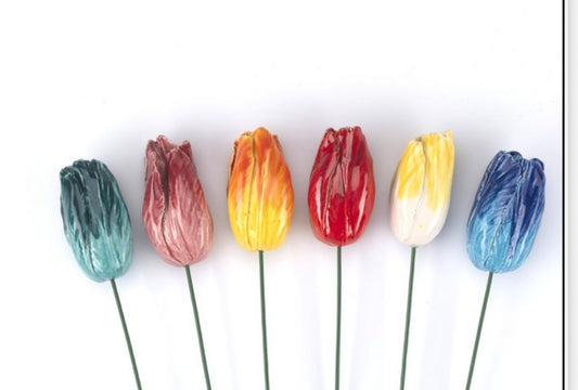 Ceramic Tabby Tulip
