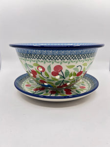 Berry Bowl w/ Saucer ~ 8W ~ 3250X - T4!