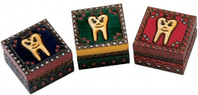 Girls Tooth Box Polish Linden Wood Box