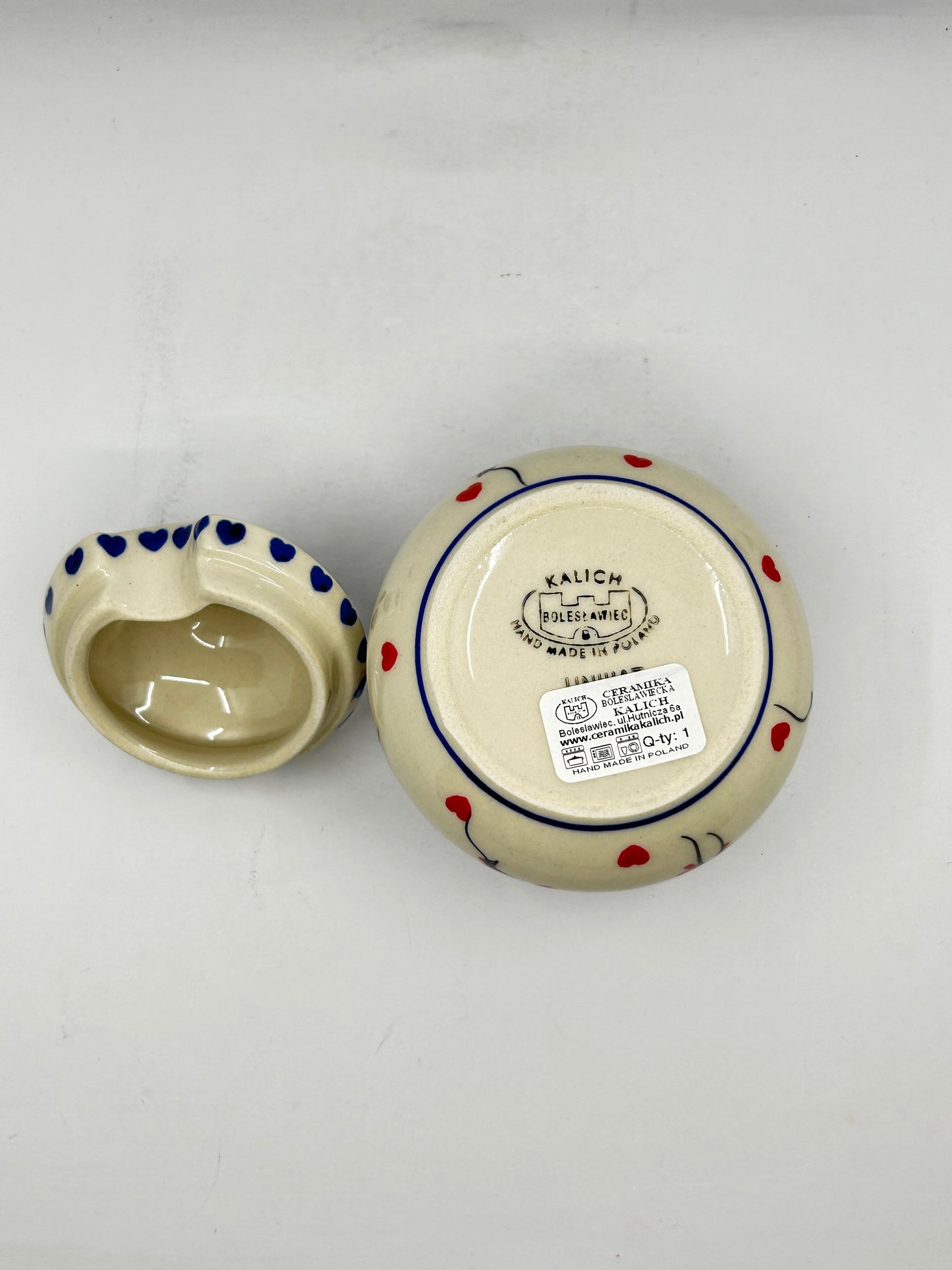 Sugar Bowl - Hearts with Cat - U