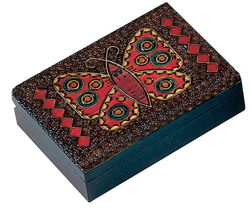 Butterfly Linden Wood Box