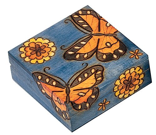 Butterfly Linden Wood Box