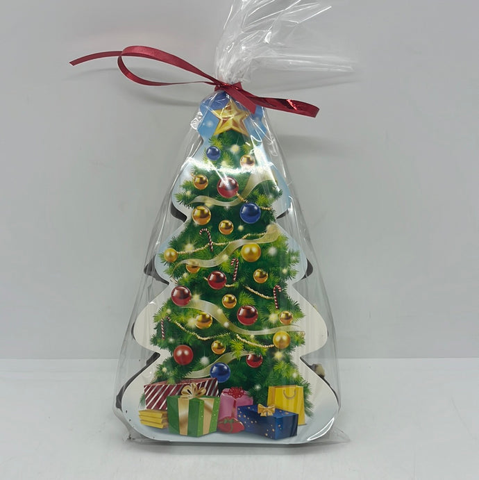 Chocolate Covered Gingerbread Christmas Tree Cookie