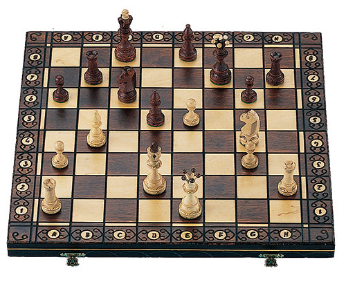 Linden Wood Chess Set