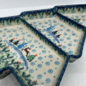 Christmas Tree Divided Platter - U-SB1