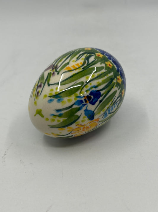 Kalich Stoneware Egg - Purple Iris - Art1