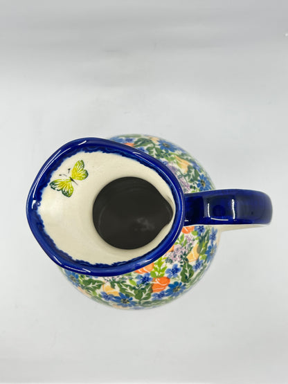 0210 Juice Pitcher - Green Butterfly - A1