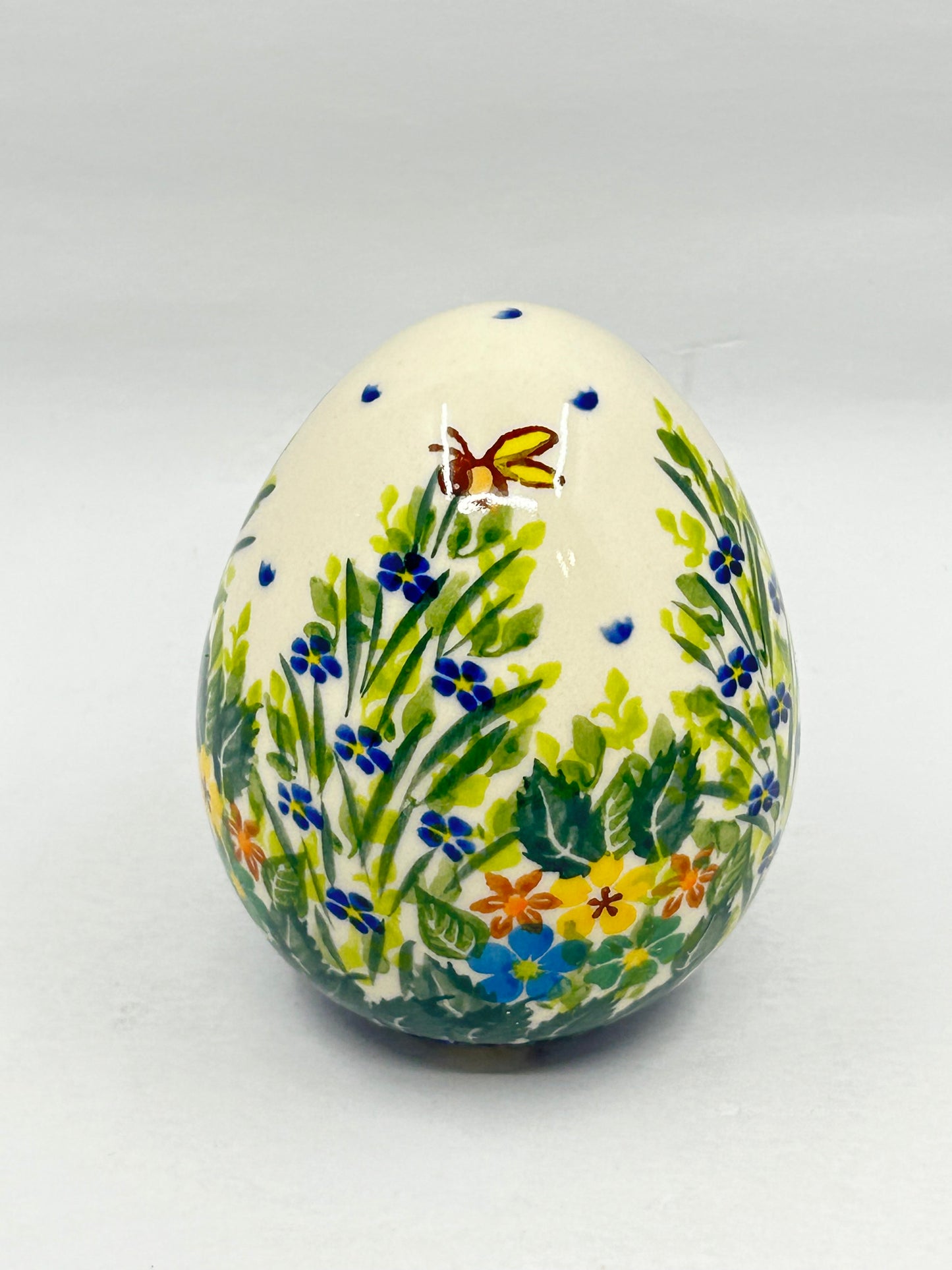 0603 Large Egg - Bubble Bee on Flower - A1