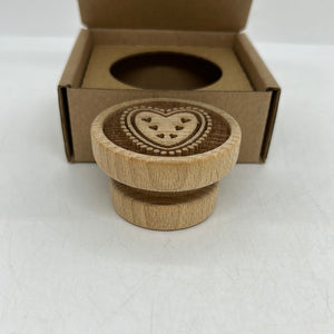 Heart Wooden Stamp