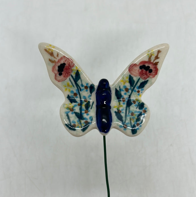 Butterfly Figurine on a Metal stick - WK81