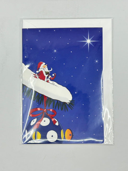 Santa Polish Card with Envelope