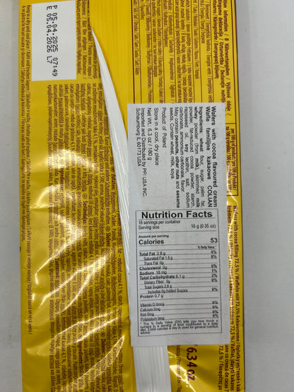 Goplana Polish Cocoa Filled Wafers