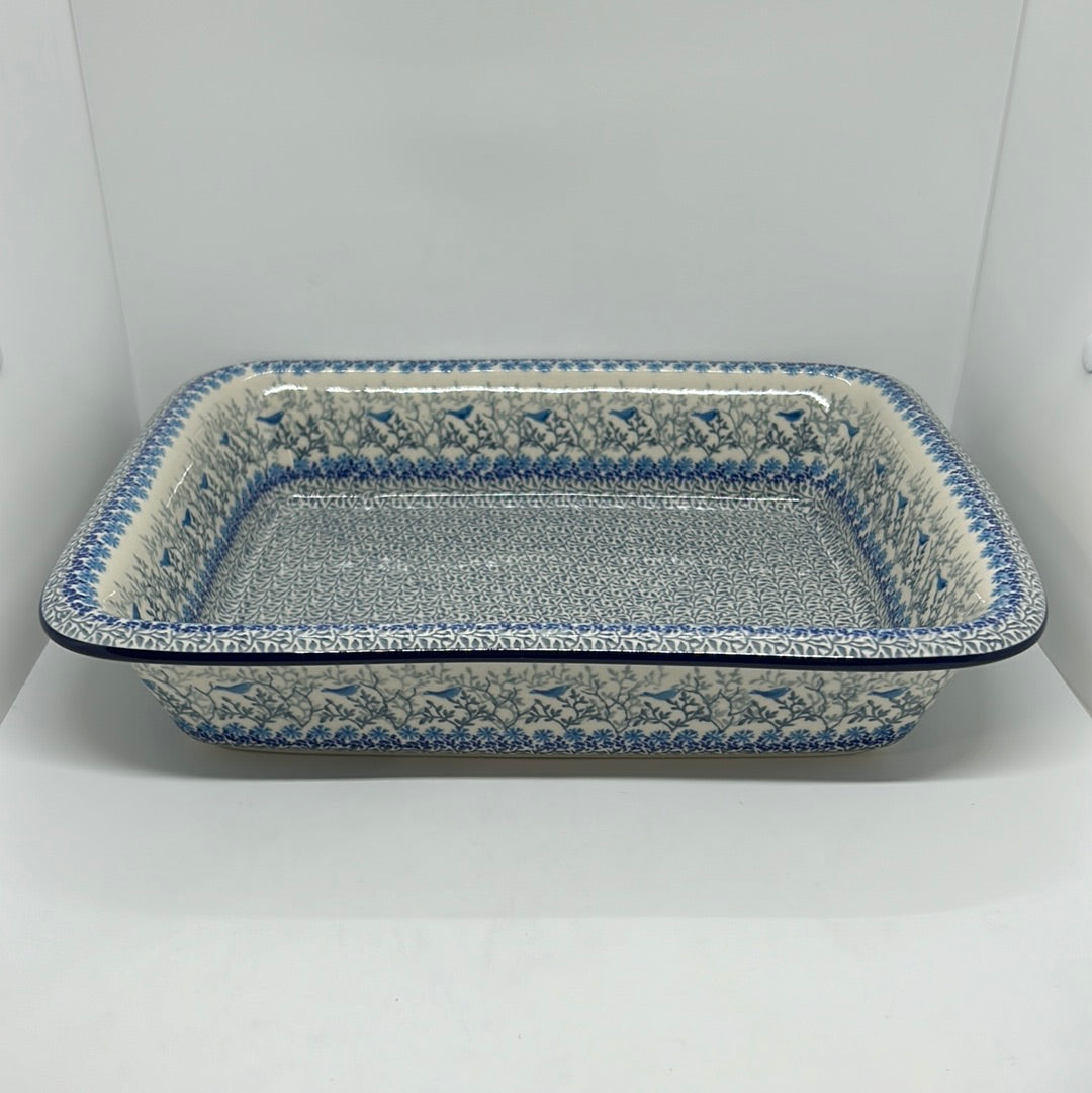 854 ~ Baker ~ Rectangular w/Rim ~ Lasagna ~ 11.25" x 13.75" ~ 2829X ~ T4!