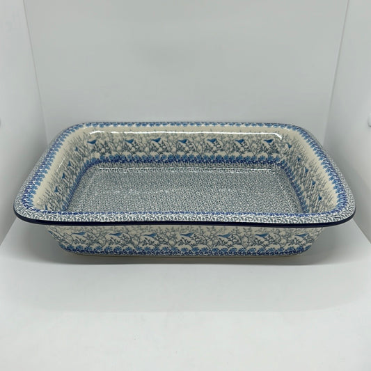 854 ~ Baker ~ Rectangular w/Rim ~ Lasagna ~ 11.25" x 13.75" ~ 2829X ~ T4!