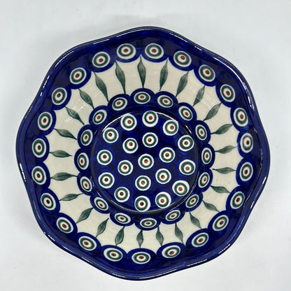 691 ~ Bowl ~ Wavy Edge ~ Small ~ 8" ~ 0054X ~ T3!