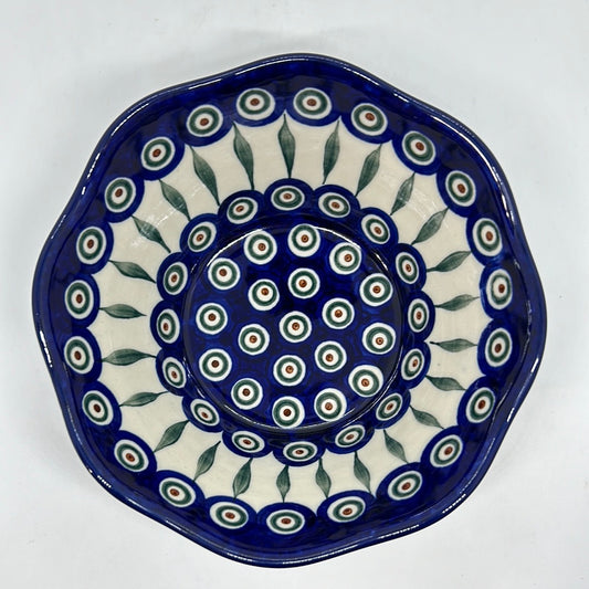 691 ~ Bowl ~ Wavy Edge ~ Small ~ 8" ~ 0054X ~ T3!