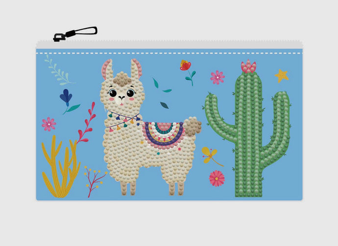 Diamond Dotz - Llama Party Zipper Pouch