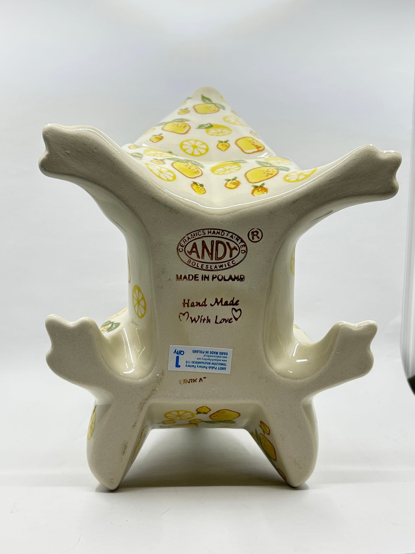 Andy Frog Flower Waterer - Lemon