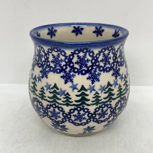 A10 Bubble Mug Pines and Snowflakes - D85