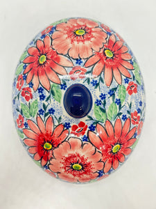 Baker ~ Wavy Edge Oval with Lid ~ 9.5 inch ~ U5137 ~ U4!