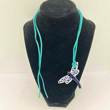 Load image into Gallery viewer, Polka Dot Dragonfly Necklace #3