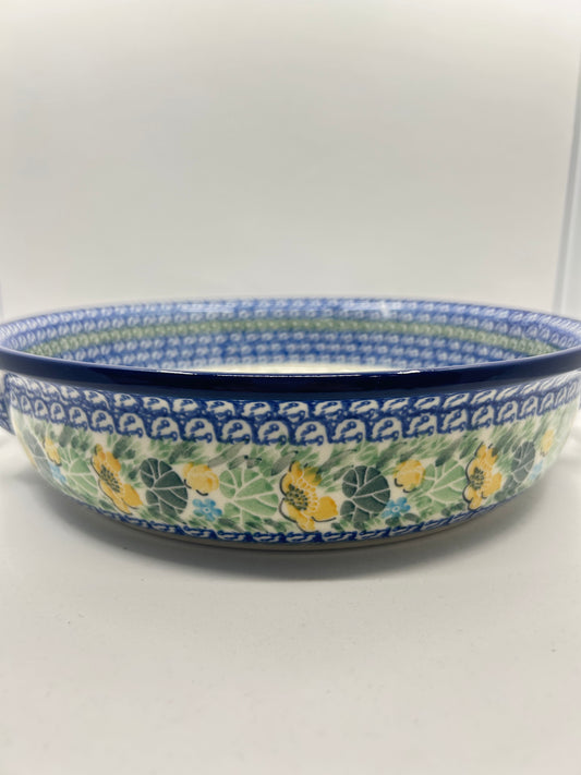 Baker ~ Round w/ Handles ~ 10 inch ~ U5106 ~ U3!