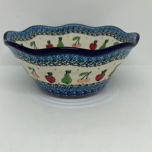 691 ~ Bowl ~ Wavy Edge ~ Small ~ 8" ~ 2724X ~ T3!