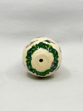 Load image into Gallery viewer, Kalich Stoneware Egg -  Red and White Large Floral - Art1