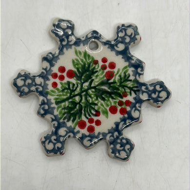 Ornament ~ Snowflake ~ 3 x 3 inch ~ 1734 ~ T4!