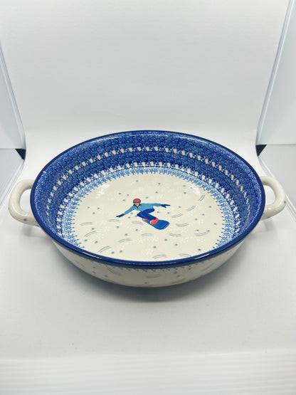 Baker ~ Round w/ Handles ~ 10 inch ~ U5120 ~ U3!