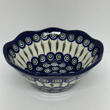 691 ~ Bowl ~ Wavy Edge ~ Small ~ 8" ~ 0054X ~ T3!