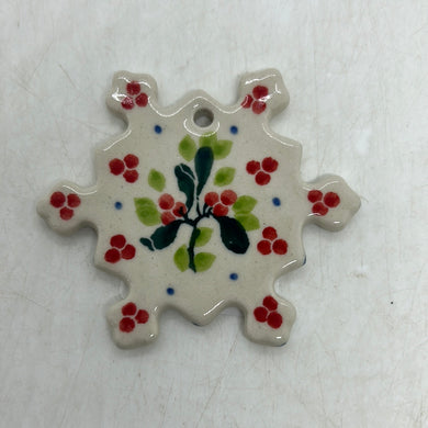 Ornament ~ Snowflake ~ 3 x 3 inch ~ 2390 ~ T1!
