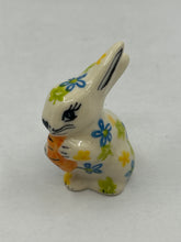 Load image into Gallery viewer, Mini Bunny with Carrot - Retro Blue Daisy - A1
