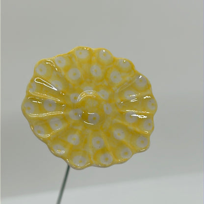 Flower on longer Metal stick - MZ1