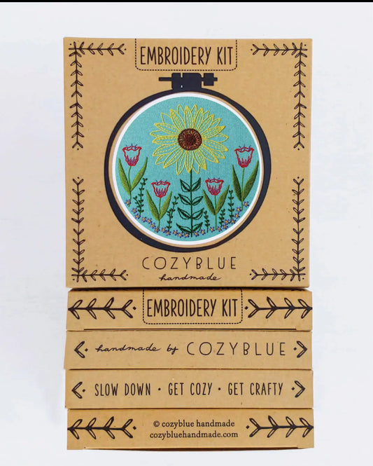Summer Garden Embroidery Kit