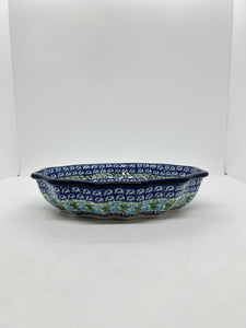 Bowl ~ Oval Fluted ~ 6 x 7.5 inch ~ U5106 ~ U3!