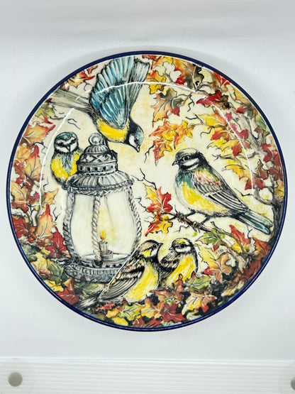Limited Edition Large Plate - Birds L-222