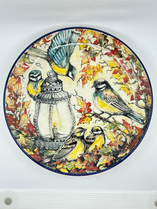 Limited Edition Large Plate - Birds L-222