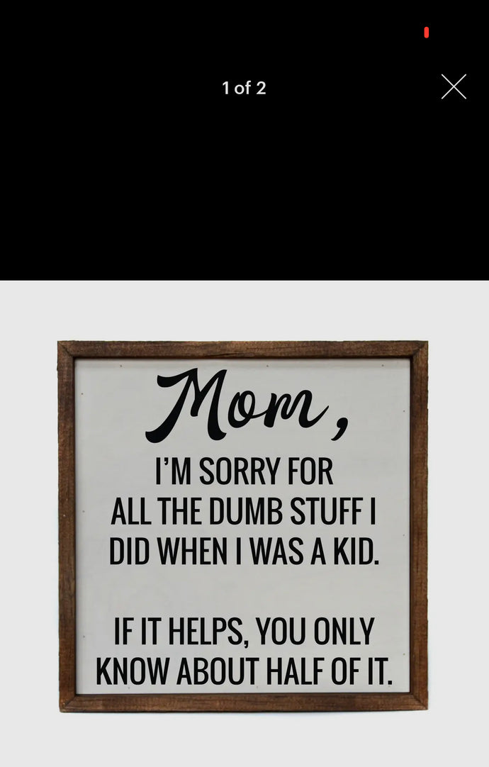 Mom Sign Gift