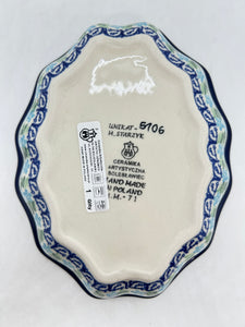 Bowl ~ Oval Fluted ~ 6 x 7.5 inch ~ U5106 ~ U3!